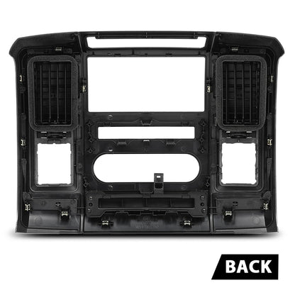 G-PLUS Radio Climate Control Bezel Trim Center Vent Compatible with Dodge Ram 2009 2010 2011 2012 Silver