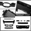G-PLUS Front Rear Bumper Cover Guard Skid Lip Kit Compatible with Rover Defender 90 110 130 2020 2021 2022 2023 2024, Black