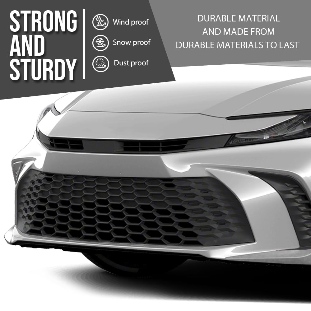 G-PLUS Front Bumper Grille Upper Compatible with Toyota Camry LE SE 2025 53141-AQ010, 53141AQ010, 53141 AQ010 Gloss Black