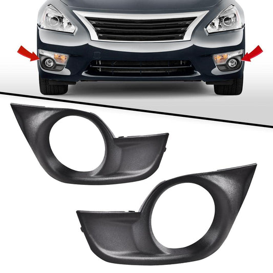 G-PLUS Fog Light Covers Bezels Set Compatible with Nissan Rogue Sport S SV 2020 2021 2022 NI1039175 NI1038175 622566MR5B 622576MR5B LH&RH