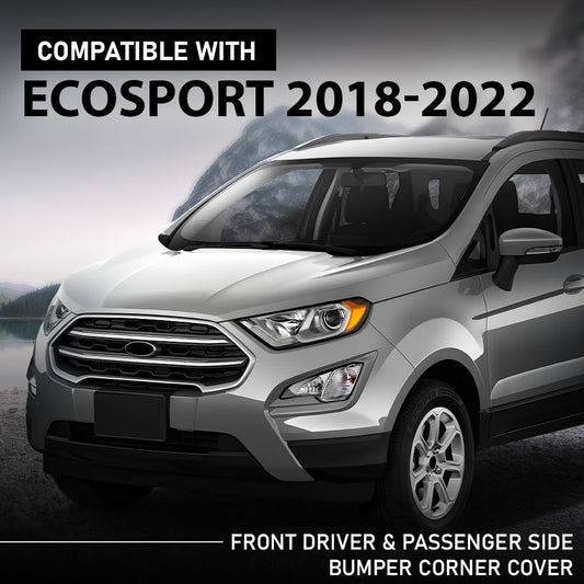 G-PLUS Pair Front Bumper Corner Cover, Compatible with Ford EcoSport 2018-2022, LH Driver & RH Passenger Side 2PCS, FO1017102, FO1016102