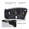 G-PLUS Headlights w/Bulbs Right Passanger Side Compatible with Dodge Ram 1500 2006-2008/Fit Dodge Ram 2500 3500 2006-2009,Clear Lens Chrome Housing Amber Reflector Bumper Headlamps,faros Assembly