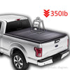 G-PLUS T4 Four-Fold Hard Lock 8Ft Truck Tonneau Cover Compatible with 2004-2008 Ford F150 | ONLY Fits Standard Cab Or Super Cab | 8'Long Bed Black