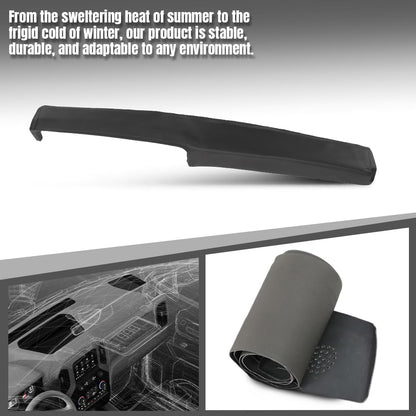 G-PLUS TPE Dash Board Instrument Panel Cover Compatible with Buick Apollo/Olds Omega 1972-1974 Chevy II/Nova1969-1974 Pontiac Ventura 1971-1974 Black