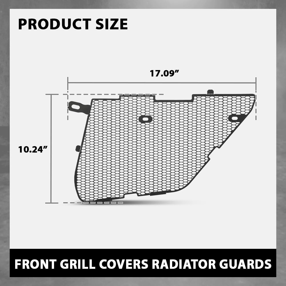 G-PLUS Front Grill Cover Radiator Guard Compatible with Chevy Corvette C8 2020-2024,Not Fit for Z06 Models, for Z51 Models