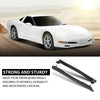 G-PLUS Top Mount Side Weatherstrip Seal Pair Compatible with Chevy Corvette 1997-2004 0313370, 10313371 Black