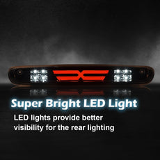 G-PLUS LED 3rd Brake Light for Chevy Silverado GMC Sierra 2007-2014 Black Housing Side View