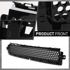 G-PLUS Front Bumper Grille for Land Rover Defender 90 110 130 2020-2024 Black Additional Angle