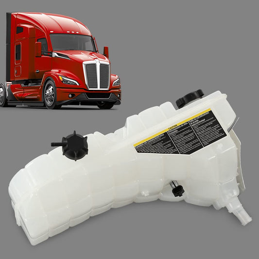 G-PLUS Pressurized Coolant Reservoir Compatible with 2008-2017 Peterbilt 337 Radiator Coolant Recovery Tank Reservoir Overflow Tank Replacement 603-5403