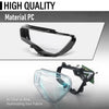 G-PLUS Headlight Lens Cover Compatible with Audi A3 2013-2016 8V0941003, 8V0941004 Left & Right Pair Front Headlamp Lens Cover Clear