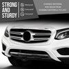 G-PLUS Front Bumper Face Bar Trim Molding Step Pad Compatible with Benz GLC300 (submodel: 4Matic, Base) 2017-2019 2538851625, MB1044145 Silver
