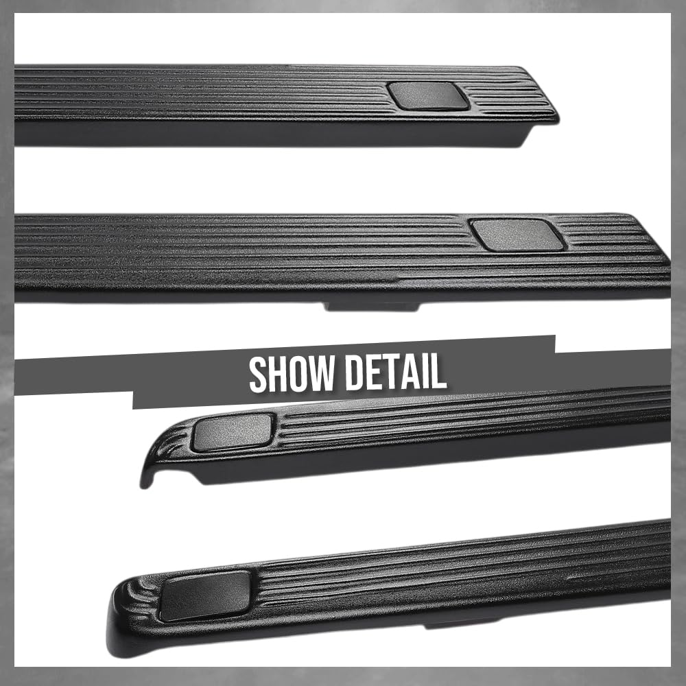 G-PLUS Side Rail Molding Covers Compatible with Ford F250 F350 F450 F550 Super Duty 2002-2016 Fit Models with 6 3/4 FT Truck Bed 2C3Z99291A40BAA 2C3Z99291A41BAA Black