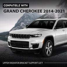 G-PLUS Left Radiator Bracket Support for Dodge Durango 2014-2022 Jeep Grand Cherokee Front View