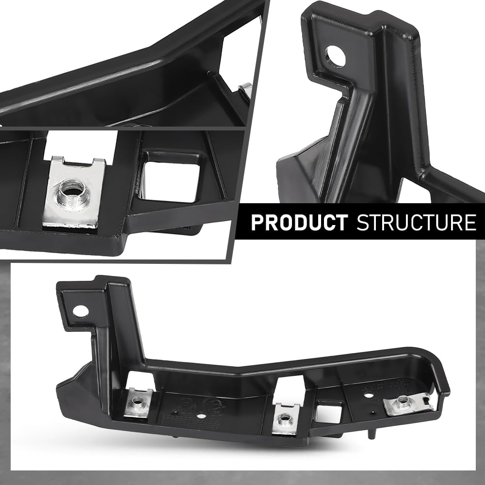 G-PLUS Front Left and Right Bumper Retainer Compatible with Lincoln MKC 2015-2018 FO1043145, FO1042145, EJ7Z17C947A, EJ7Z17C947B