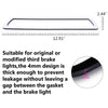 G-PLUS 3rd Third Brake Light Gasket Seal Compatible with Ford F150 2009-2014,NOT Fit SVT Raptor Model Hight Mount Stop Lamp Assembly Single Sided Adhesive AL3Z13A613E