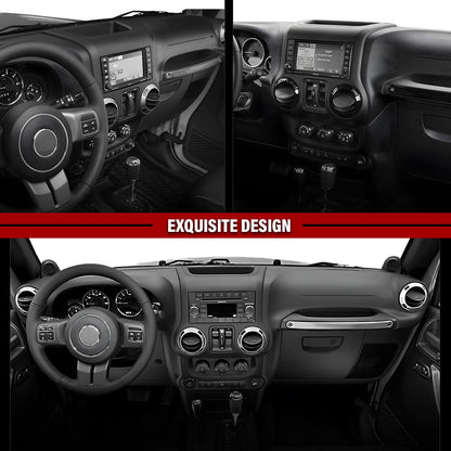G-PLUS Dash Instrument Cluster Trim Panel Bezel Compatible With Jeep Wrangler 2011 2012 2013 2014