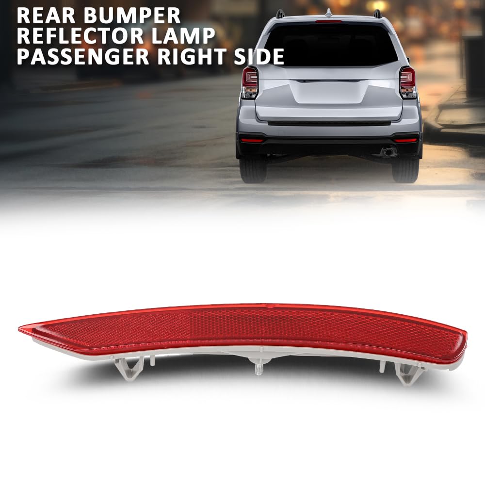 G-PLUS Rear Bumper Reflector Light Lamp Passenger Side Compatible with Subaru Forester 2.0L 2.5L 2009-2018 84281SC000