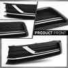 G-PLUS Bumper Lower Fog Light Cover Right and Left Side Compatible with Volkswagen Passat 2016-2019 561854661LRYP, 561854662GRYP, VW1038145, VW1039145