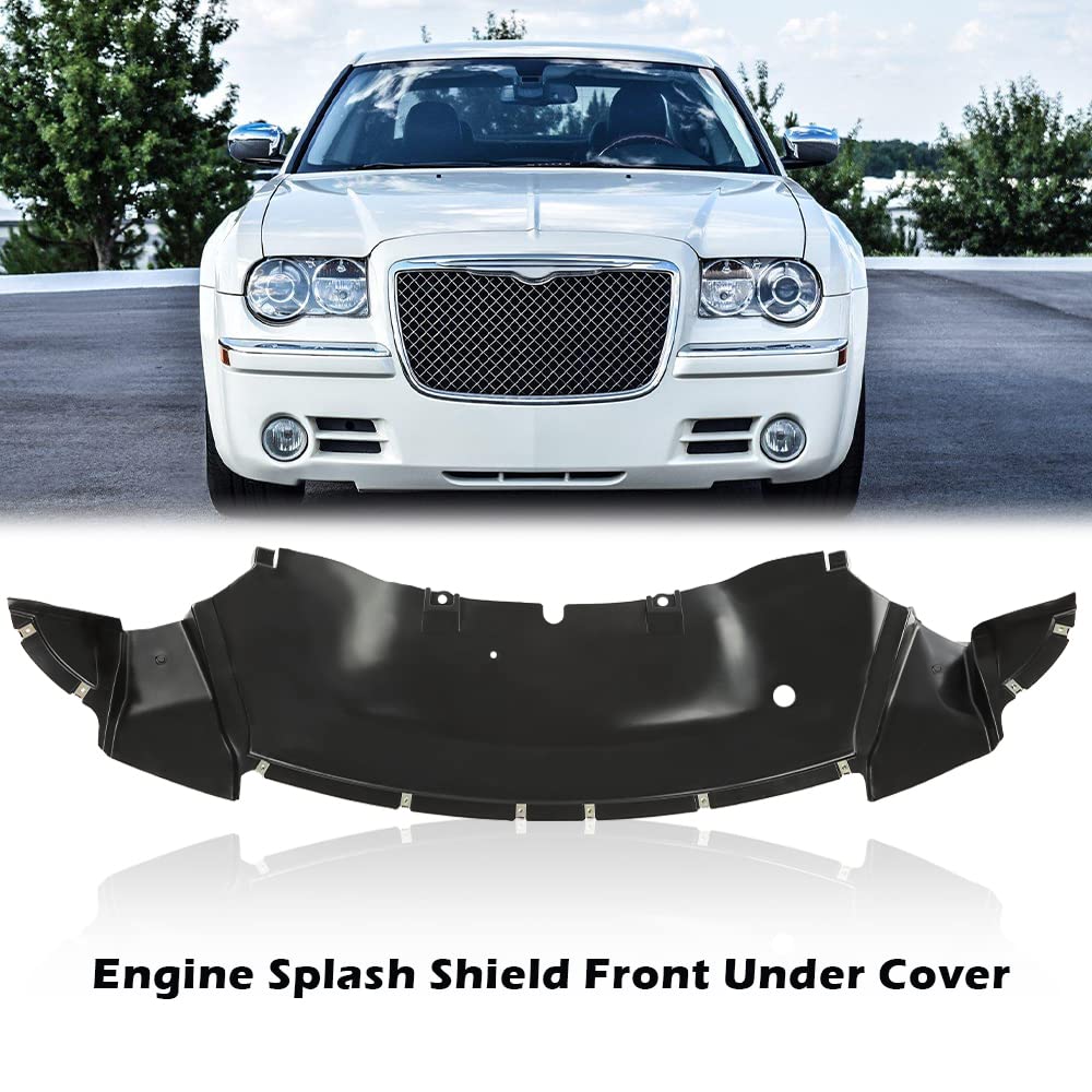 G-PLUS Front Engine Splash Shield Plastic Engine Cover Compatible with Dodge Charger 06-10/ Fit Magnum 05-08/ Fit Chrysler 300 05-10 CH1228100