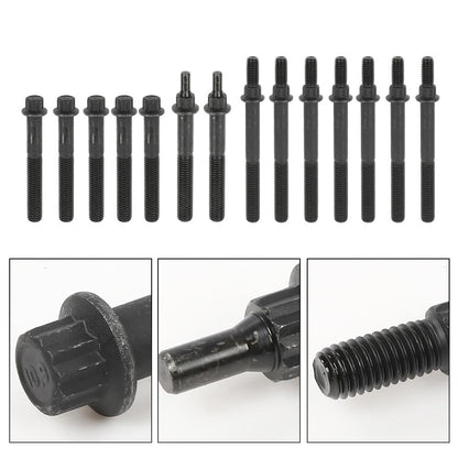 G-PLUS Head Gasket Set Bolts Compatible with Jeep Cherokee 1999-2001 /Fit Jeep Grand Cherokee 1999-2003 /Fit Jeep TJ Wrangler 1999-2003 4.0L 242CID L6 OHV HS9076PT-4, ES71102