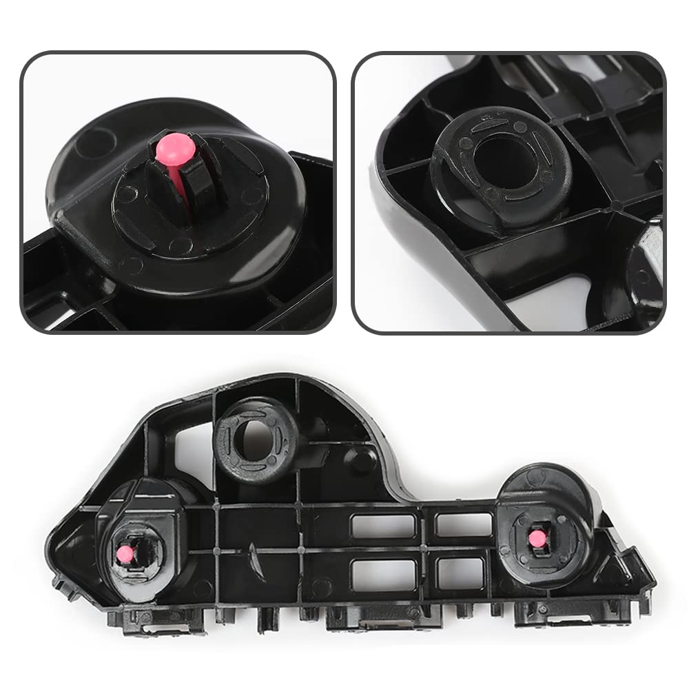 G-PLUS Bumper Bracket Retainer Front Pair Beam Mount Support Compatible with Toyota Camry 2018-2024 Bumper Retainer Bracket Support 52536-33060 52535-33060