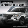 G-PLUS Front Lower Bumper Cover Fascia Compatible with Ford Explorer 2018 2019 (Submodel: Base, XLT), JB5Z17D957AB, FO1015127, Primed Black