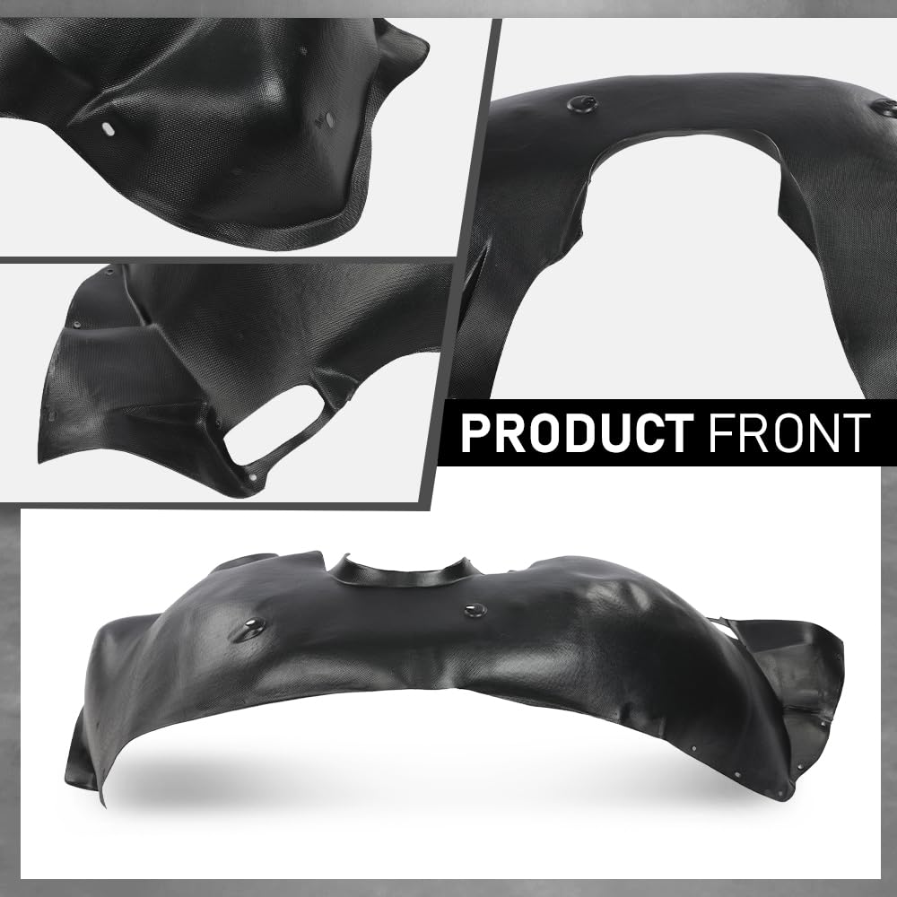 G-PLUS Fender Liner Front Right Compatible with Chevy Camaro 2014-2015 Black 1Pc 22829468, GM1249251