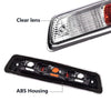 G-PLUS Third Brake Light Compatible with Ford F150 Truck 2009-2014 High Mount Stop Lights Rear Center Roof Third Cargo Light Parking Light Clear/Red Lens Chrome Housing 3rd Brake Light AL3Z13A613E