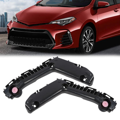 G-PLUS Front Bumper Brackets Driver & Passenger Side Compatible with Toyota Corolla 2017-2019 TO1043131，TO1042131，52115-02350, 52116-02330