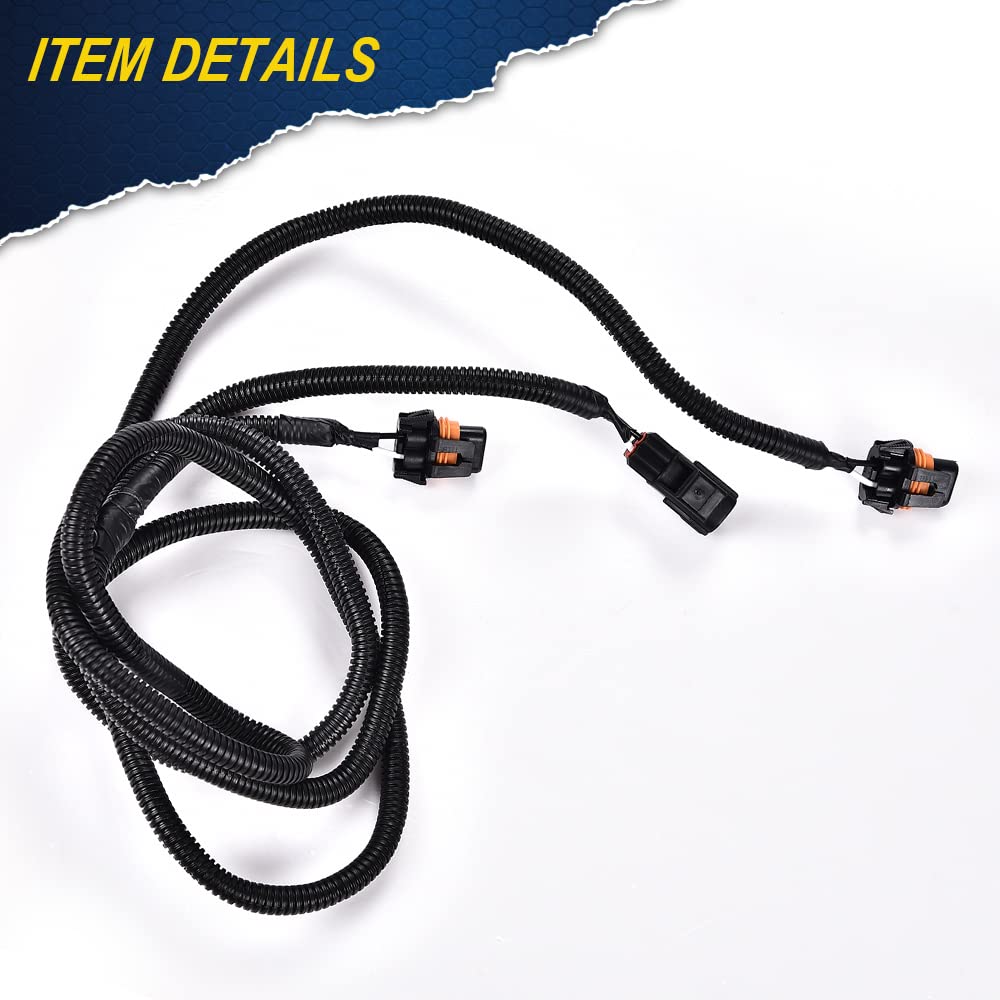 G-PLUS Fog Light Wiring Harness Compatible with 2002-2008 Dodge Ram 1500 2500 3500 Truck Driver & Passenger Side