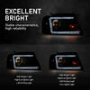 G-PLUS LED DRL Headlights Assembly Fit Ford F150 2004-2008,Fit Lincoln Mark LT 2006-2008, NOT Fit 2004 F150 Heritage/Flareside Beds,Headlamps Smoky Lens Black Housing Clear Reflector,faros delanteros
