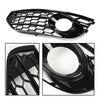 G-PLUS Front Bumper Fog Light Lamp Cover Grille Compatible with Audi A4 S-line S4 2013-2015 8K0807681L, 8K0807682M
