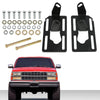 G-PLUS Adjustable Conversion Engine Motor Mounts, Fit All Chevy LS Series Engines 1997-2014, Fit 1973-1987 “Square Body” Chevy / GMC 2WD, 4WD, Full Size C/K Trucks