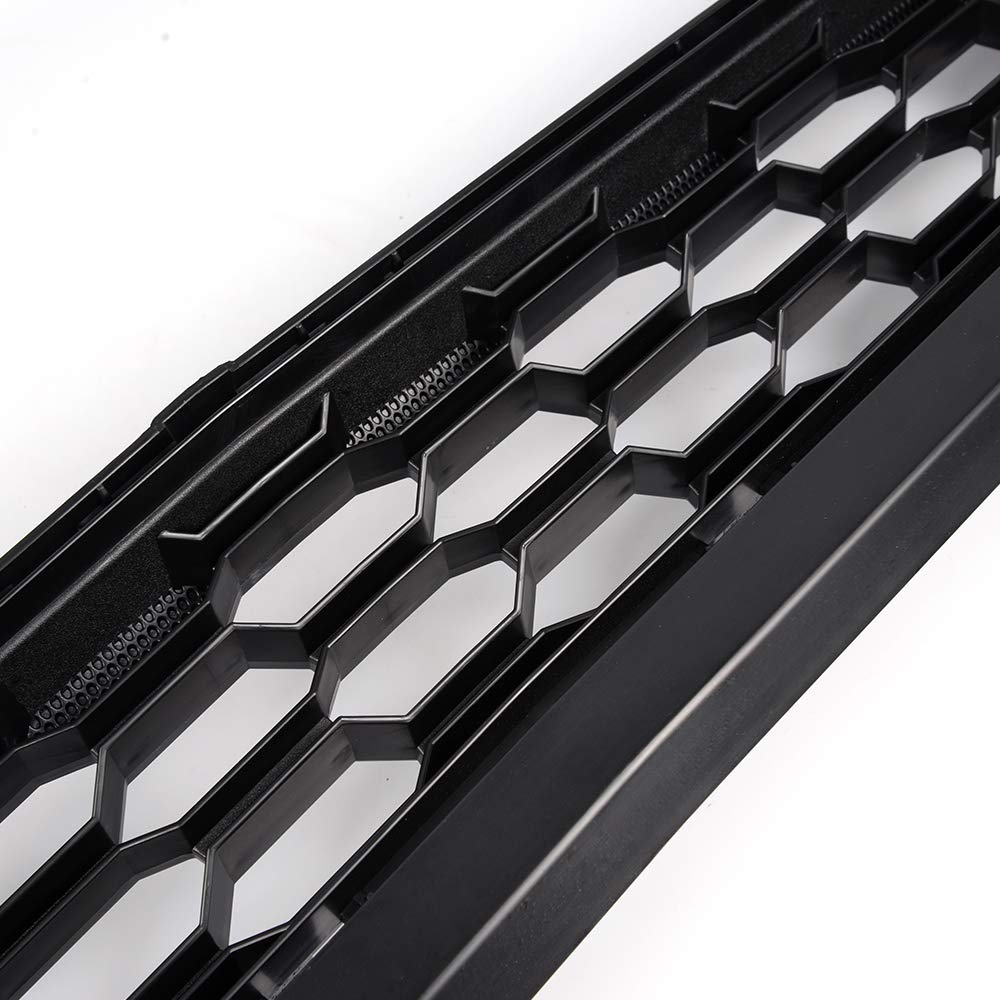 Front Lower Bumper Grill Replacement for Ford Mustang GT 5.0L 2015-2017 Mesh Hood Grille Replacement Black Without Emblem Upgrade