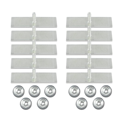 G-PLUS 1/2"-2-1/2" Compatible with Ford Body Fender Door Belt Trim Molding Push Clips 10pcs
