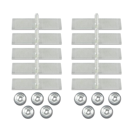 G-PLUS 1/2"-2-1/2" Compatible with Ford Body Fender Door Belt Trim Molding Push Clips 10pcs