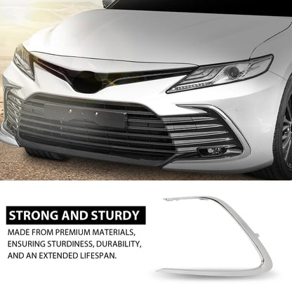 G-PLUS Pair Front Bumper Grille Grill Strip Trim, Compatible with Toyota Camry LE XLE 2021-2023, Left Driver & Right Passenger Side 2PCS, 5271306120, 5271206120