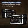 G-PLUS LED Headlights Compatible with Chevy Colorado/GMC Canyon 2004-2012,Fit Isuzu i-280 i-350 2006,Fit Isuzu i-290 i-370 2007-2008 Headlamps Clear Lens Chrome Housing Clear Reflector