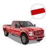 2 PCS Red Premium Interior Front Rear Door Entry Light Reflector Panels Compatible With Ford Super Duty F250 F350 F450 F550 1999-2007 / Excursion 2000-2005