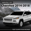 G-PLUS Front Bumper Reinforcement Compatible with Jeep Cherokee 2014-2018 Aluminum 68096072AB