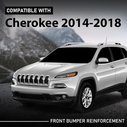 G-PLUS Front Bumper Reinforcement Compatible with Jeep Cherokee 2014-2018 Aluminum 68096072AB
