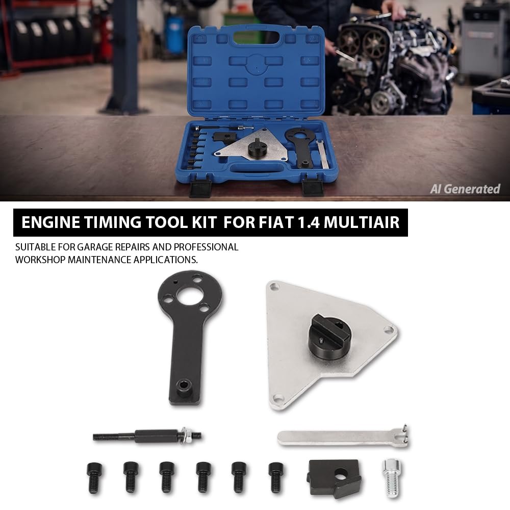 G-PLUS Engine Timing Tool Kit Compatible with Alfa Romeo Dodge Jeep Chrysler Lancia Vehicles Silver