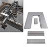G-PLUS Weld on Lowering Truck Under Bed Frame 10" Tall Step C Notch Kit 2" Wide