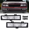 G-PLUS Signal Light Parking Lamps Fit Chevy Monte Carlo SS 1983 1984 1985 1986 1987 1988 /Fit Chevy Monte Carlo 81-86 (not fit LS 86-88) Clear lens Driver & Passenger Side