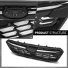 G-PLUS Front Bumper Grille Assembly Compatible with Subaru Crosstrek 2024 Black J1010FN500