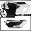 G-PLUS Fog Light Cover Lamp Bezel Trims Compatible with Jeep Grand Cherokee 2016-2020 Pair Chrome 68261710AA, 68261711AA