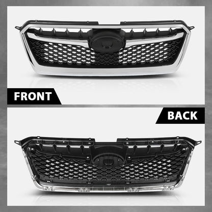 G-PLUS Front Bumper Grille w/Moulding Trim Compatible with Subaru Impreza 2012-2016,Fit Subaru Crosstrek 2016-2017 SU1200163