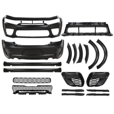 G-PLUS Front Rear Bumper Body Kit for Dodge Charger 2015-2023 SRT Widebody Style