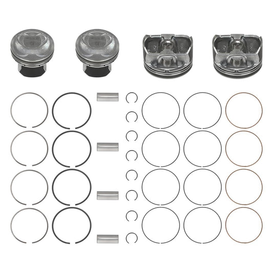 G-PLUS 0.50MM Engine Piston w/Rings Pin Kit Compatible with Kia Optima Sorento 2.4L 2011-2013,Fit Hyundai Sonata Kia 2.4L 2011-2019 23040-2G500