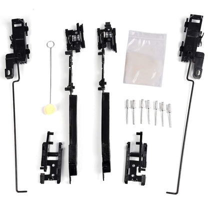 Sunroof Track Assembly Repair Kit Compatible For Ford F150 F250 F350 F450 Expedition 00-14 / For Jeep Liberty 02-08 /For Lincoln LS 00-02 / For Chrysler PT Cruiser 01-08 / For Chevy Traverse 08-14